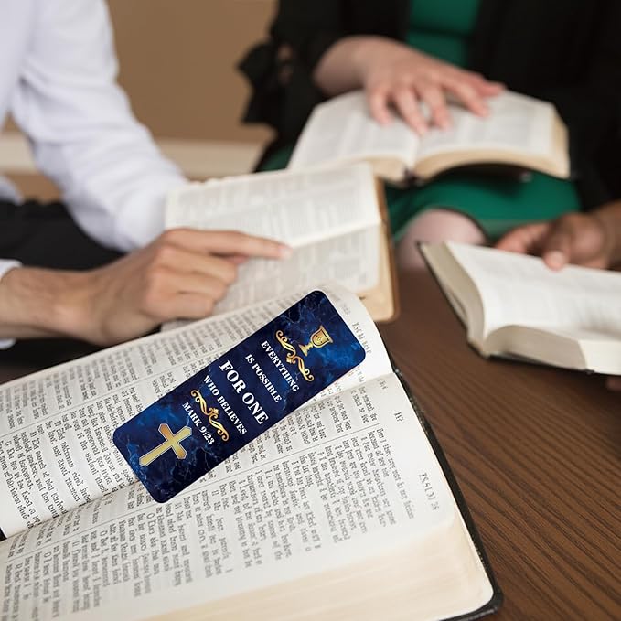 100 Pack Bookmarks with Bible Verses, Double-Sided Designs Inspirational Christian Bookmark for Women & Men Reading Lover Bible Book Markers for Classroom Church