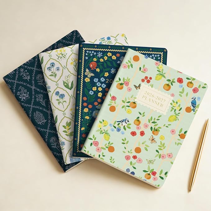 Monthly Planner 2026-2027, Jotsome 18 Months Calendar Planner from July 2026 to December 2027, 8.5"x11", Stitched Binding, Soft Cover, Daily Monthly Personal Planner for School Plan, Study and Schedule, Checkered