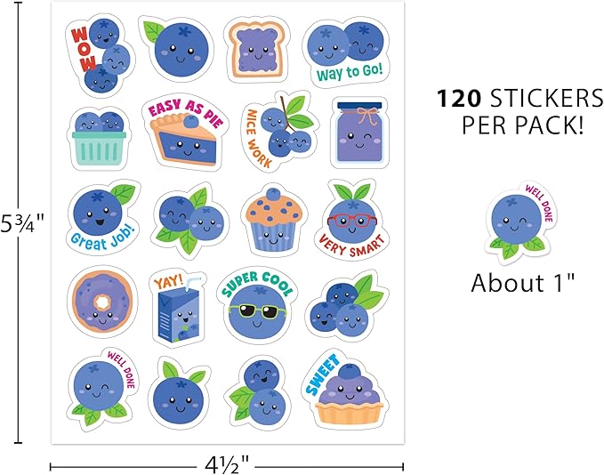 Teacher Created Resources Blueberry Smelly Stickers (TCR9452)