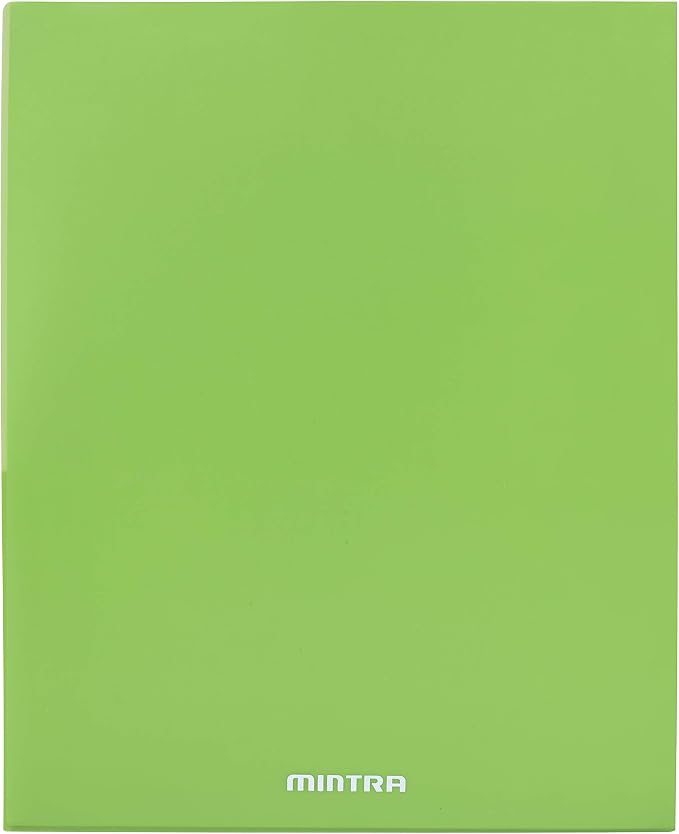 Mintra Office Poly Pocket Folders (Green, 8pk)