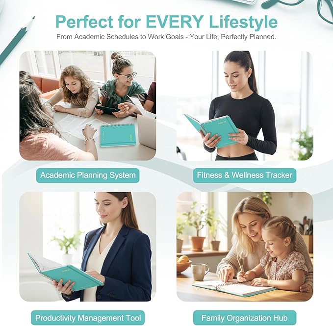 Planner 2026-2027, Weekly and Monthly Academic Year Calendar Planner, July 2026 - June 2027, Daily Agenda Book for Office School Supplies, A5(6.3'' x 8.5'')
