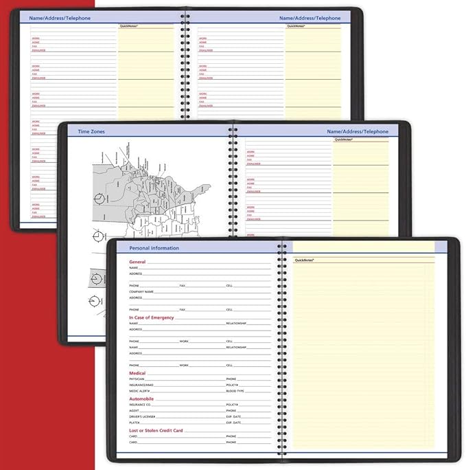 2021 Weekly & Monthly Appointment Book & Planner by AT-A-GLANCE, 8-1/4" x 11", Large QuickNotes, Black (769500521)