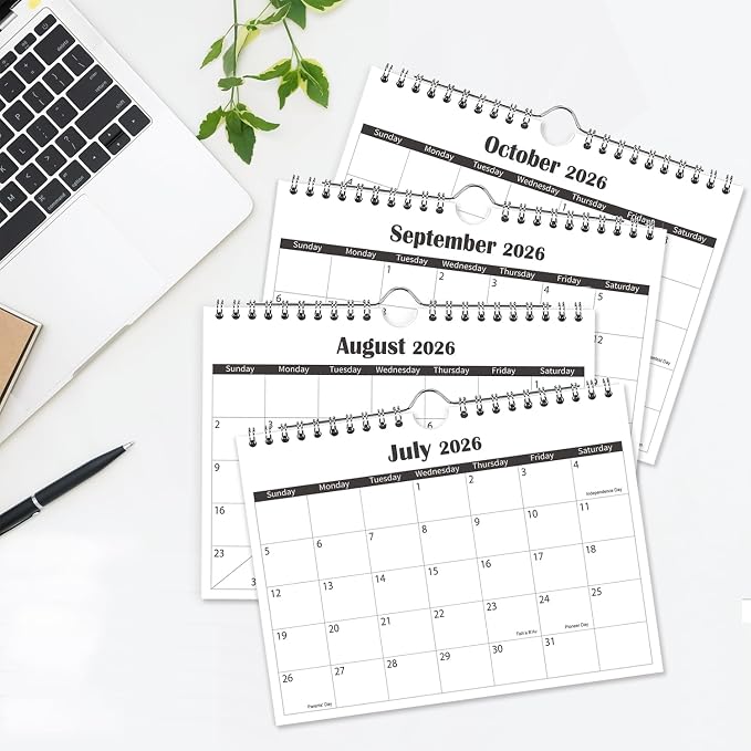 2026 Mini Calendar, 2026-2027 Small Calendar Runs from July 2026 until December 2027, 6.4''x8.5'', Small Wall Calendar for Desk, Kitchen, RVs, Bulletin Board or Fridge
