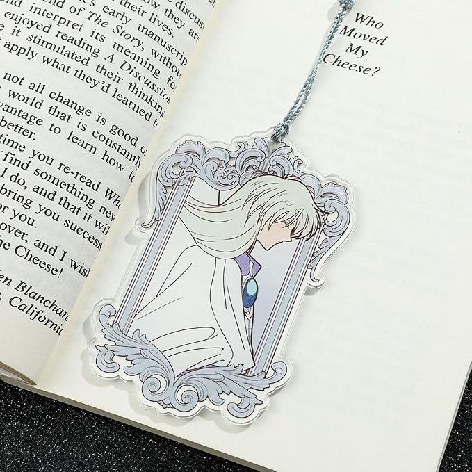 Anime Magic Cards Captor Sakura Bookmarks Set - Sweet Cartoon Cute Book Marks for Reading Women Men Anime Fans, Book Accessories Collection Decor Hangings Gifts (Acrylic Style 4)