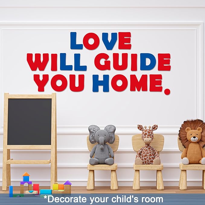 150 PCS Large 6" Bulletin Board Letters Set, 4th of July Classroom Alphabet Cutout Letter for Memorial Day Bulletin Board Display Home School, A Great Helper to Inspire Students' Learning Interest