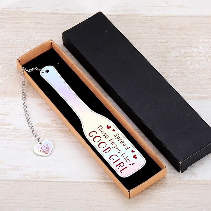 Funny Book Lover Gifts for Women Men, Dark Romance Book Merch for Teen Girls Boys Adult Bookish Gifts Good Girl Bookmark, Book Accessories for BookNerds Bookworm Book Lover Funny Bookmark