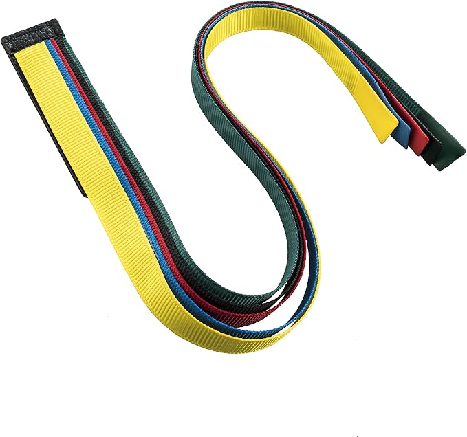 Superior Essentials Magnetic Bible Bookmark - Genuine Leather, Attachable Bible Ribbon Bookmarks for Book Lovers with 5 Strings - No More Flipping Pages Using Our Bible Page Marker (3PC, Rainbow)