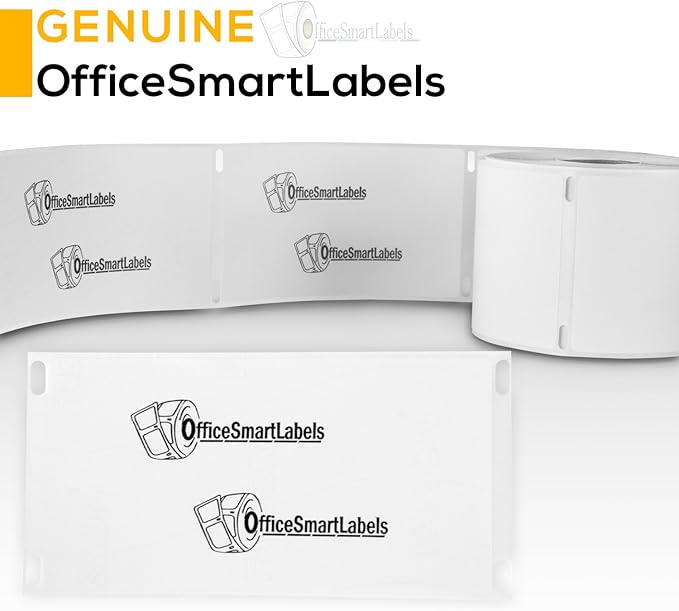 OfficeSmartLabels 2-5/16 x 4 inch Shipping Labels, Compatible with 30256 Labels (50 Rolls / 300 per Roll)