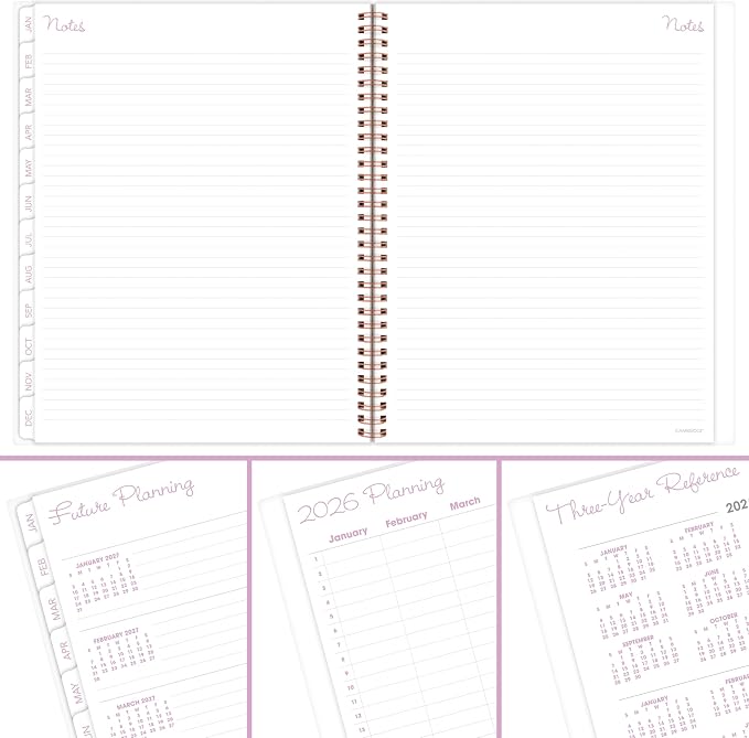 Cambridge 2026 Planner, Weekly & Monthly, 8-1/2" x 11", Large, Mina (1134-905-26)