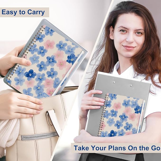 2026 Planner, Weekly and Monthly Calendar Planner Book, Jan 2026 - Dec 2026, Planning Agenda for Desk Accessories and School Supplies - A5 (6.3'' x 8.5'')