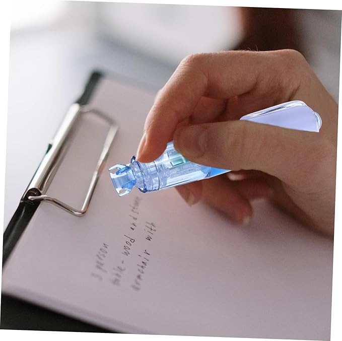 TEHAUX Correction Tape 0.20In X 32.81Ft Portable Modification Tape for Office and School Supplies Quick Drying Refillable Stationery for Precise Mistake Correction