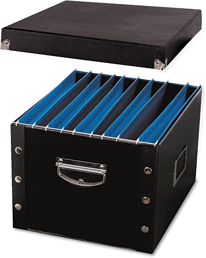 Snap-N-Store SNS01536 Snap N Store Storage Box, Letter/Legal, 16 1/4 x 9 3/4 x 13 1/4, Black