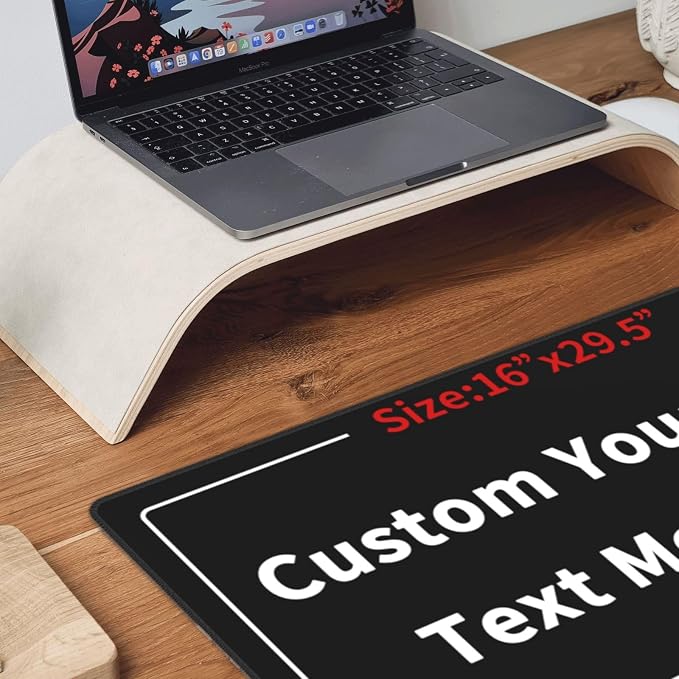 Custom Mouse Pad, 16 * 29.5in Custom Mouse Pad, Customize Desk Pads, Cute Desk Mat, Personalized Gifts, Office Desks Accessories, Gaming, Office Supplies, Computer Mats for Desktop