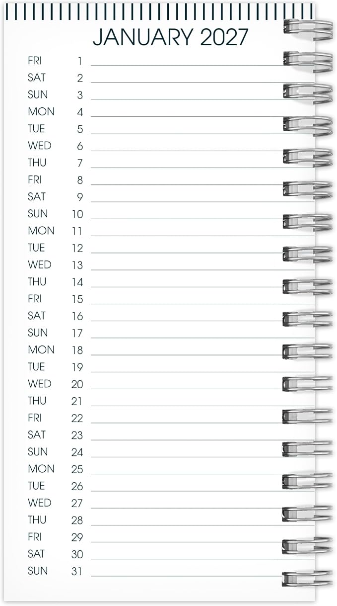 AT-A-GLANCE 2026 Weekly Appointment Book Planner Refill for 70-008, 3-1/4" x 6-1/4", Pocket Size (709041026)