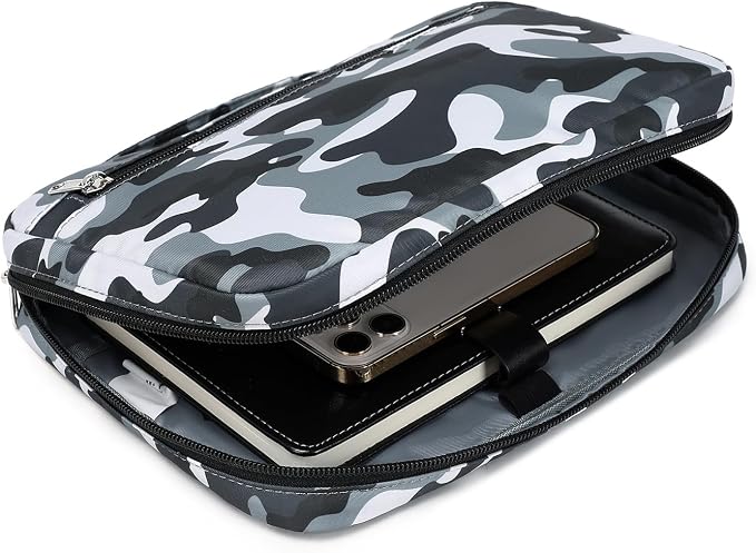 Octsky Bible Book Covers for Boys, Kids Bible Case Bible Protective with Pocket, Camo-3