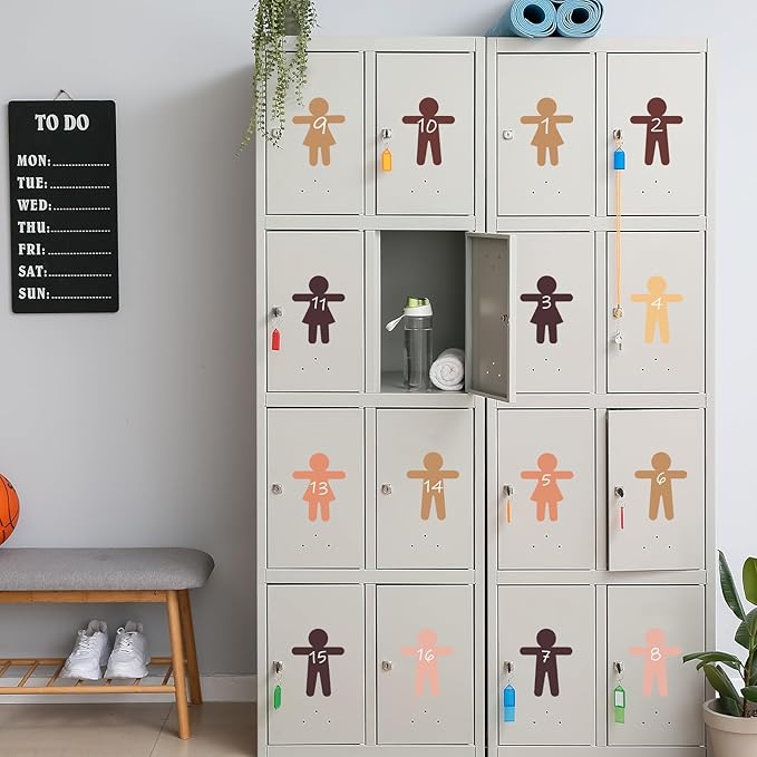 Geyee 108 Pcs Paper Cutouts for Crafts Blank Multicultural People Cut Outs for Bulletin Board Person Cardstock for Art Supplies Craft Project Home Decoration