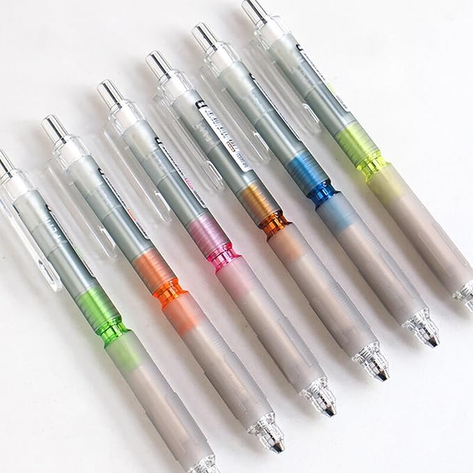 DUNBONG 0.5mm Fine Point, Black ink gel pens, Retractable Gel Pens, Quick Drying, Writing, Box of 6 Pens