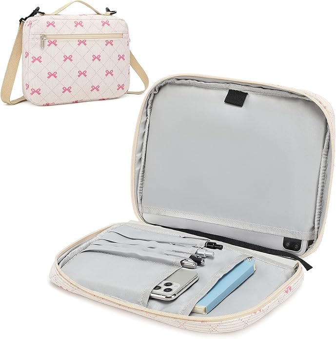 Bible Cover Case for Women Large Bible Cover for Girls Bible Study Supplies Accessories with Handle and Shoulder Strap | Durable