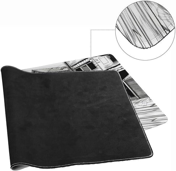 Large Mouse Pad JDM Car Sup Drifting Desk Mat Computer Accessories Gaming Office Organizers Supplies Decor Essentials Keyboard Pads for Desk Rubber 40x90cm