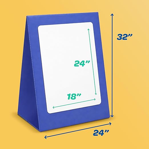 Flipside Products Deluxe Spiral Bound Flip Chart Stand With Dry Erase Board, Display, Presentations, Tabletop, Teachers, Students, Meetings, Portable Whiteboard