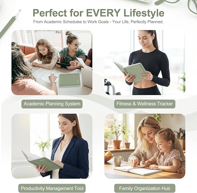 Planner 2026-2027, Weekly and Monthly Academic Year Calendar Planner, July 2026 - June 2027, Daily Agenda Book for Office School Supplies, A5(6.3'' x 8.5'')