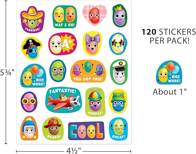 Teacher Created Resources Jelly Bean Smelly Stickers (TCR9441)