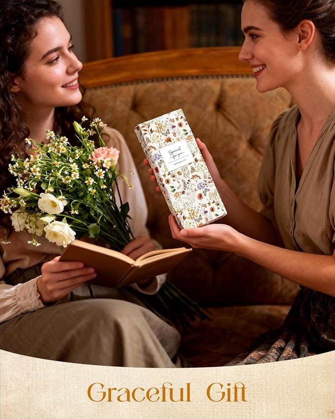 Buleens Bookmarks for Women Reading - Book Marks for Readers Book Lovers, Cute Sliver Lily Floral Personalized Metal Bookmark with Pendants, Pretty and Aesthetic Book Accessories Reading Gifts