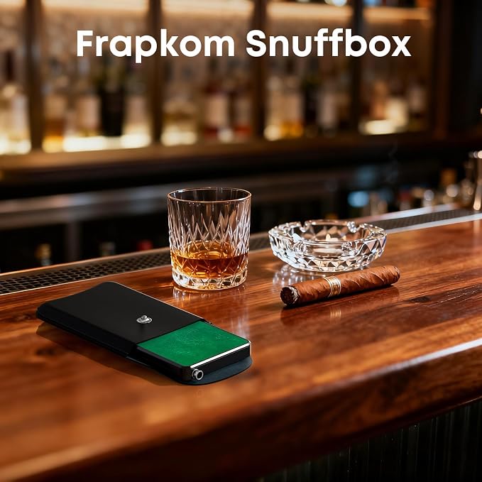 Green Black Organize Box, 8 Compartment Storage Box with Built Alloy Straw,Fashionable lifestyle