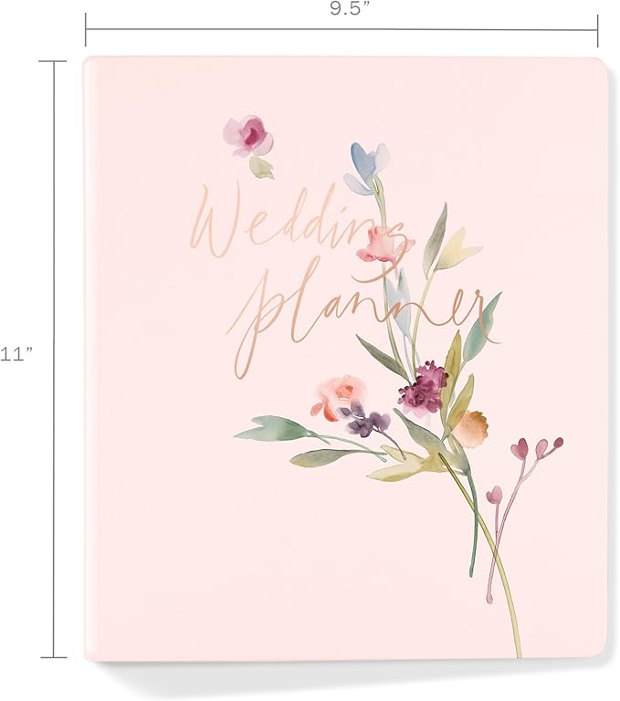 FRINGE STUDIO Garland Wedding Planner, Planner has 152 pages and includes a storage pocket. (157002)