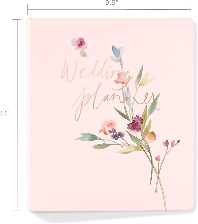FRINGE STUDIO Garland Wedding Planner, Planner has 152 pages and includes a storage pocket. (157002)
