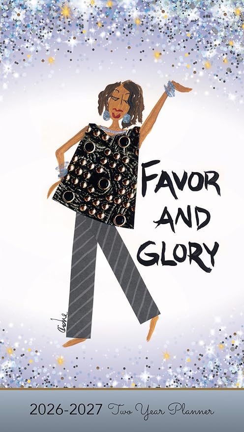 Shades of Color 2026 2027 2-Year Pocket Planner for Black Women - Favor And Glory