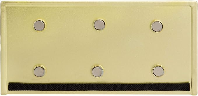 MyGift Magnetic Dry Erase Marker Holder Brass Metal for Whiteboard,Dry Erase Markers and Accessories Storage Basket Organizer with Floral Cutout Design