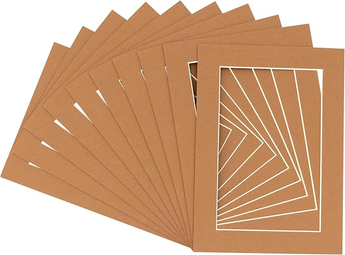 Poster Palooza 16x20 Backing Board Brown Uncut Photo Mat Board