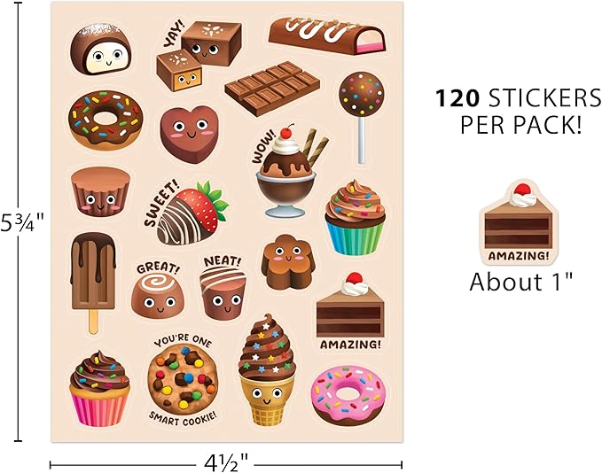Teacher Created Resources Chocolate Smelly Stickers (TCR9456)