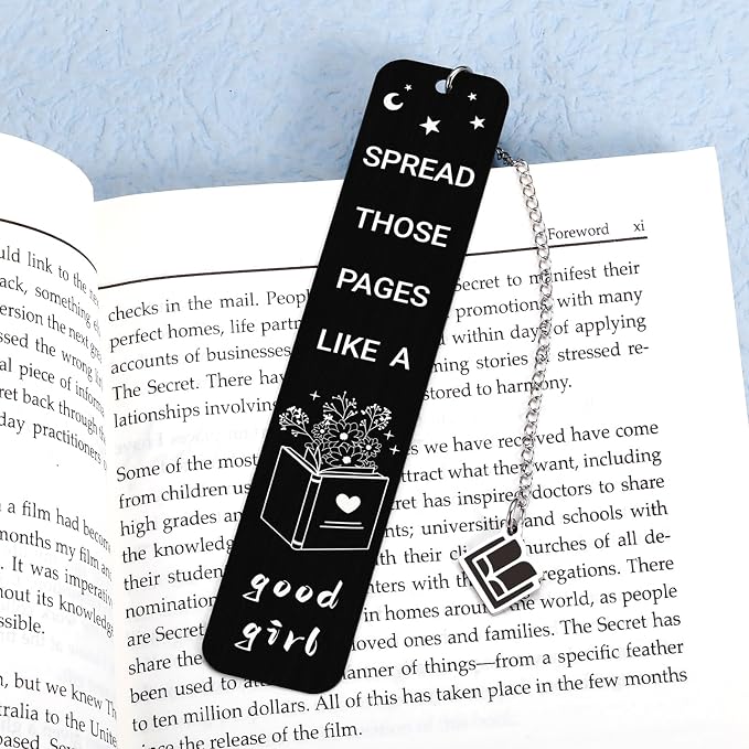 Funny Book Marks for Reading Women, Dark Romance Spicy Bookmarks for Women Girls Adult Metal Bookmark for Book Lovers Bookish Bookworm Book Accessories Christmas Birthday Gift Basket Stuffers