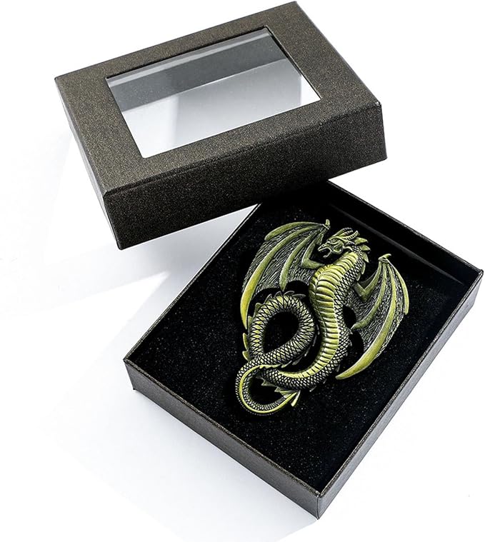 Dragon Bookmark,Metal Bookmarks,Journal Clip,Book Page Holder,Vintage Book Clip, Hold Journal Open While Writing and Free Your Hands, Gifts for Book Lovers, Readers, Writers (Dragon)