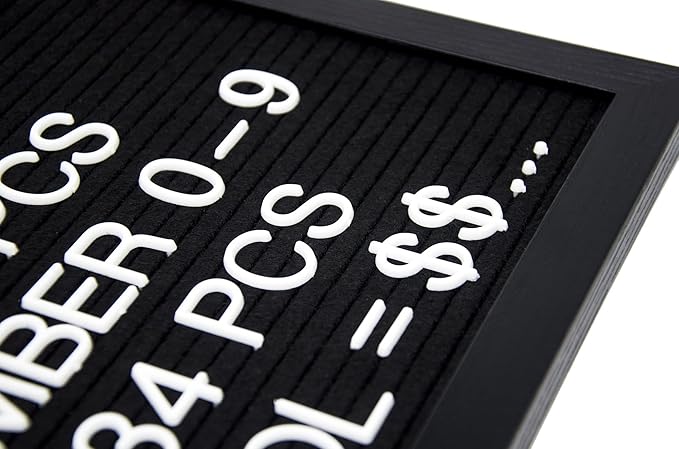 Felt Letter Board Letters Set, 306pcs 1inch Wider Letters Only(No Board)
