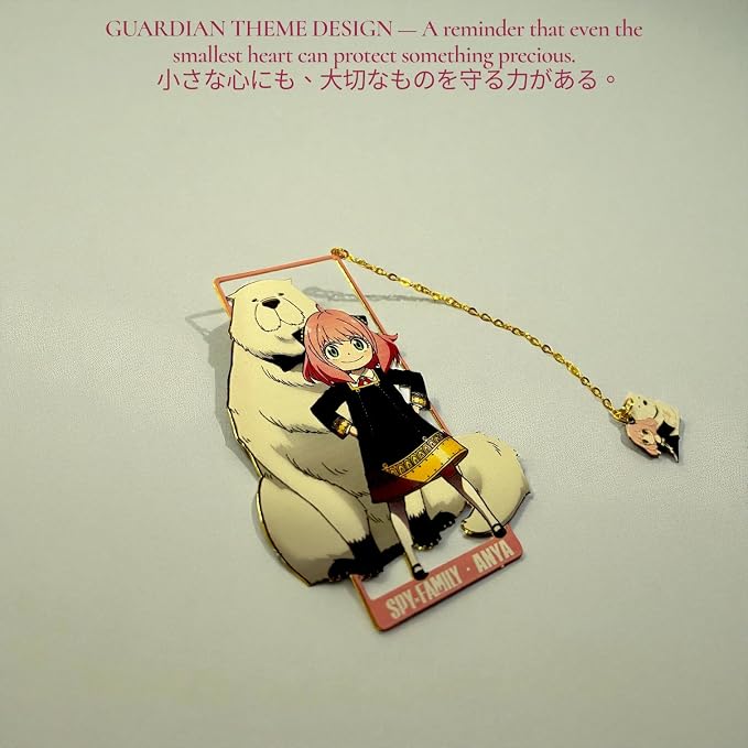 Anime Bookmark Gojo Satoru Metal Bookmark with Chain Japanese Style Manga Accessories Otaku Collectible Reading Gift Anime Gifts Gojo Gifts Book Lover Present Japanese Anime Merch (WAKUWAKU)