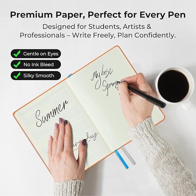 Weekly Monthly 2026-2027 Planner (July 26-Dec 27),11.5"x8.5",18 Months Agenda Plan with Month Tabs & Pocket,Expenses/Note Pages, Academic Calendar with Vegan Leather Cover,Orange
