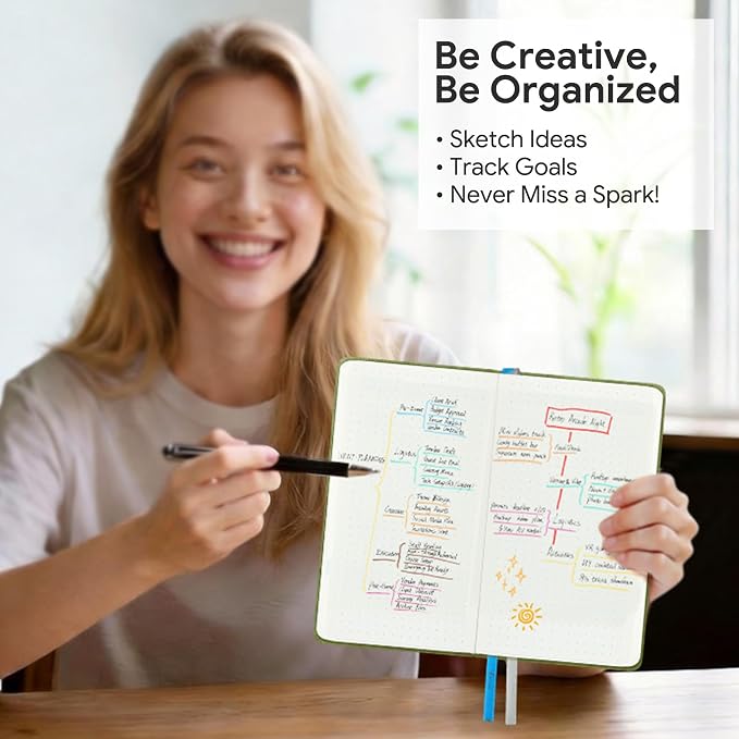 2026-2027 Weekly and Monthly Planner (July 2026–December 2027), 6.5"x3.75", Vertical Layout, 18 Months Agenda with Month Tabs & Pocket, Academic Calendar with Vegan Leather Cover,Blue