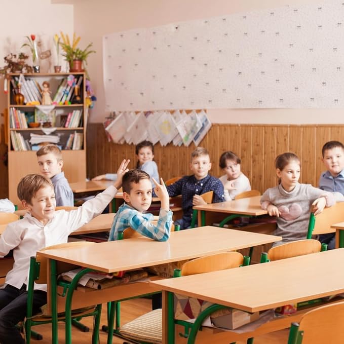 Mindsoft Bulletin Board Paper 48'' x 107'' Class Boards for Classroom Bulletin Boards Everyone is Welcome Classroom Board Decor Pillows Curtains Crafts (1 Pc,Bows)