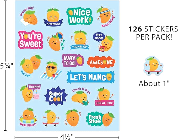 Teacher Created Resources Mango Smelly Stickers (TCR9458)