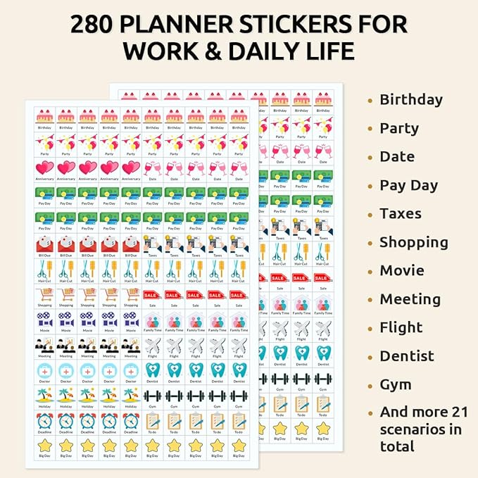 SKYDUE Wall Calendar 2026-2027, Jan 2026 to Jun 2027 18 Months 2026 Wall Calendar with Planner Stickers, 14.5" x 11", Black