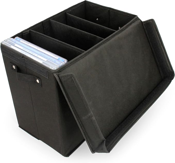 CASEMATIX Graded Comic Book Storage Case Fits up to 28 CGC Graded Comics, Lightweight Comic Book Bin with Three Removable Comic Book Box Partitions