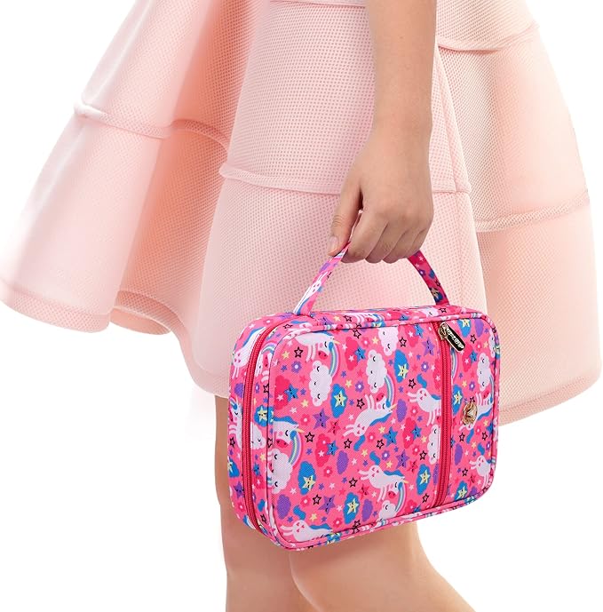 G-LEAF Bible Cover Case/Book Cover Floral Pattern with Handle Fits for Standard Size Bible, 9 x 6.3 x 2.4 in, Pink