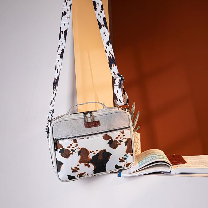 Montana West Bible Covers for Women Men with Leather Bookmark Carrying Book Case Church Bag Outdoor Bible Protective MWC-DC-1261-KH