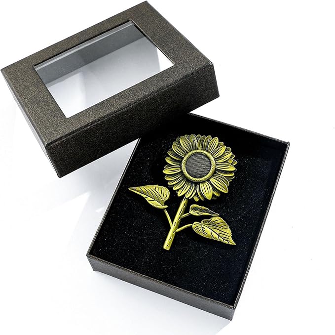 Bookmark,Sunflower Metal Book Clip, Journal Clip, Book Page Holder Clip,Vintage Book Clips, Hold Journal Open While Writing and Free Your Hands, Gifts for Book Lovers, Readers, Writers (Sunflower)