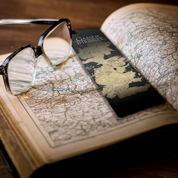 Game of Thrones – Map – 2” X 7” Glossy Tassel Bookmark – Officially Licensed Merchandise USBMP1001