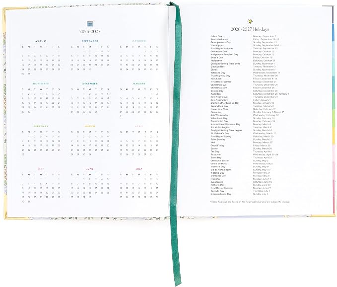 2026-2027 Weekly Planner by Emily Ley – Simplified Bookbound Planner Pineapple Charm, August 2026–July 2027 – 12-Month Academic Year Organizer for Women