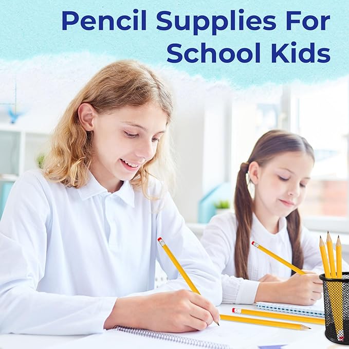 Rosmonde Pencils Bulk, 365 Pack, Pre Sharpened #2, Pencils Set, Easy Hold Grip With Erasers On Top, Sharpened #2 HB for Effortless Writing, Perfect for Classroom Use and Back to School Supplies